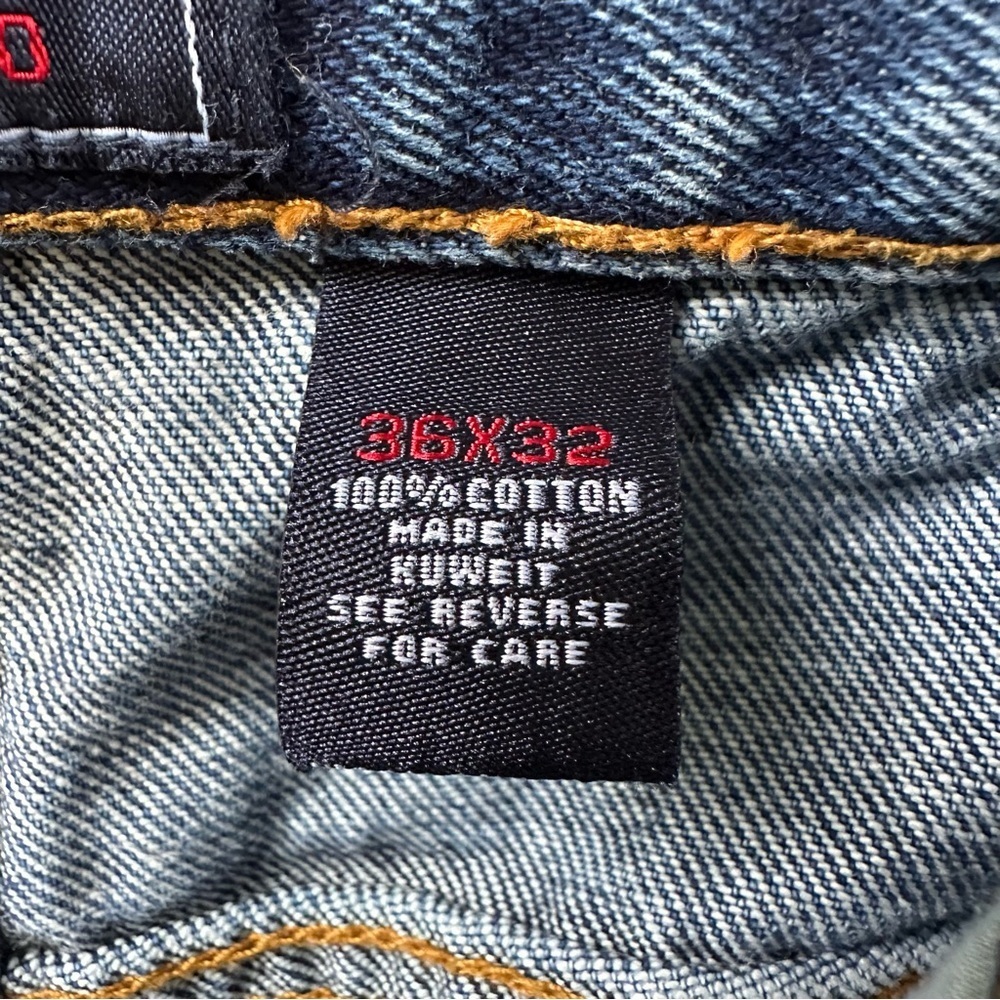Vintage U.S. Polo Assn. Carpenter Jeans 36x32 Relaxed Workwear Denim Y2K Grunge - Picture 10 of 12